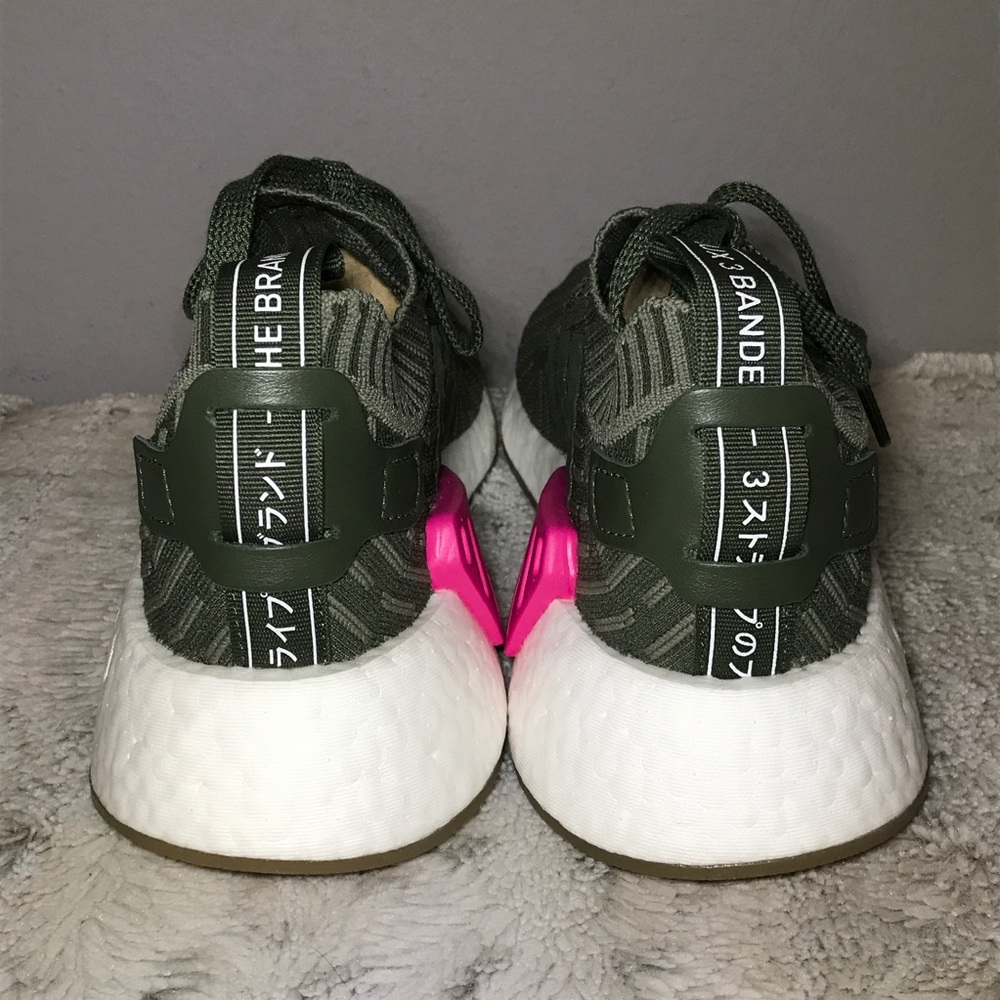 🔥NIB adidas NMD_R2 Primeknit 'Japan Khaki Green' - Picture 8 of 8
